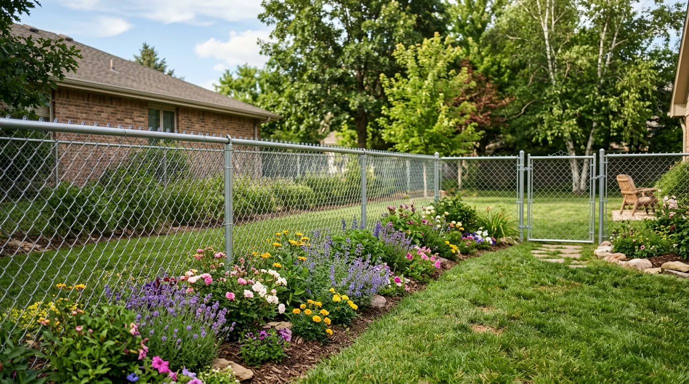 Metal Mesh Dog Fence